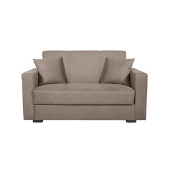 Divano Forte 2 posti con contenitore Marrone | 160 x 85 x 60 cm