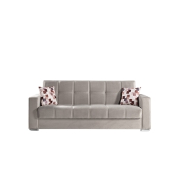Divano letto Alba 3 posti Ecrù | 226 x 85 x 92 cm