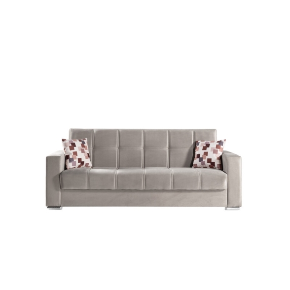 Divano letto Alba 3 posti Ecrù | 226 x 85 x 92 cm