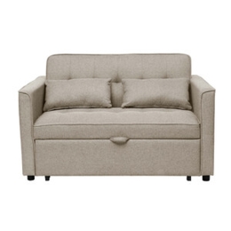 Divano letto Oasi 2 posti Beige | 130 x 86 x 80,5 cm
