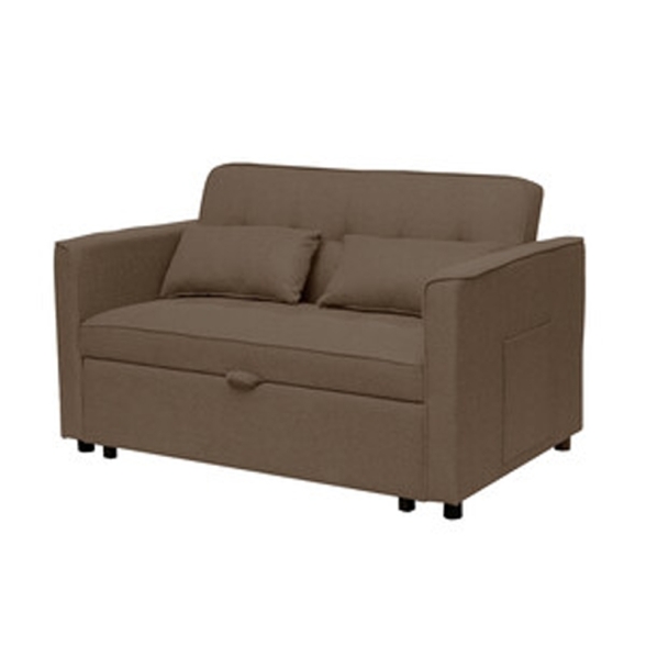 Divano letto Oasi 2 posti Marrone | 130 x 86 x 80,5 cm