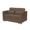 Divano letto Oasi 2 posti Marrone | 130 x 86 x 80,5 cm