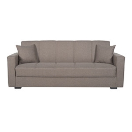 Divano prontoletto Forte 3 posti Marrone | 225 x 85 x 85 cm