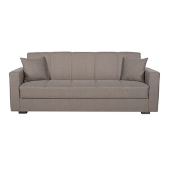 Divano prontoletto Forte 3 posti Marrone | 225 x 85 x 85 cm