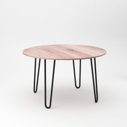 Gambe da tavolo 40 cm Hairpin a 2 aste  in acciaio verniciato nero