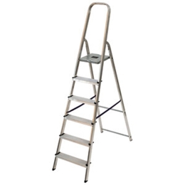 Scala domestica 6 gradini in alluminio Easy-Dom | C Line