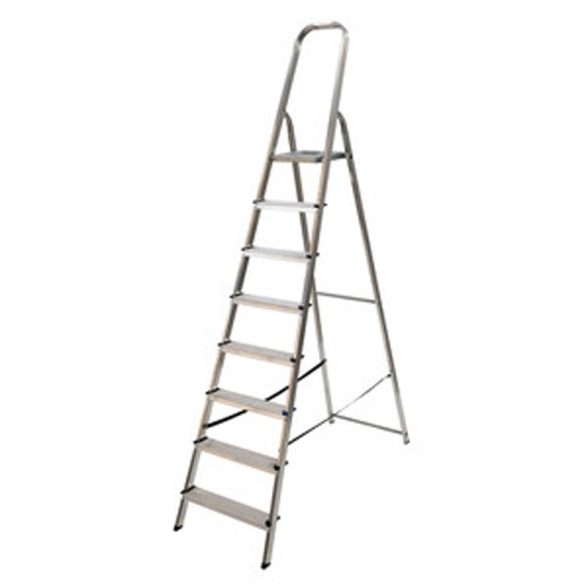 Scala domestica 8 gradini in alluminio Easy-Dom | C Line