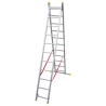 Scala trasformabile 2 rampe 11+11 pioli in alluminio Easy Two | C Line