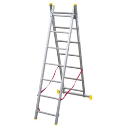 Scala trasformabile 2 rampe 7+7 pioli in alluminio Easy Two | C Line