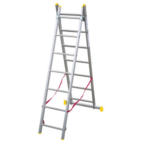 Scala trasformabile 2 rampe 7+7 pioli in alluminio Easy Two | C Line