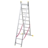 Scala trasformabile 2 rampe 9+9 pioli in alluminio Easy Two | C Line
