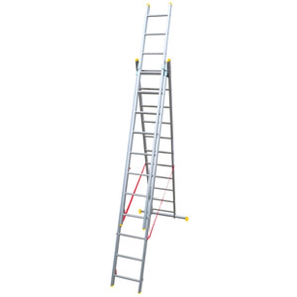 Scala 3 rampe 11+11+11 pioli alluminio Easy Three | C Line