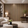 Pannelli Acustici MDF e Feltro PET Teak 12 pz | Divina Home
