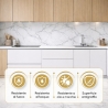 Pannelli PVC Effetto Marmo Grigio Opaco 6 pz | Divina Home
