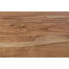 Tavolo In Legno Massello Rustico 100x200 Gambe In Acciaio Egon Bizzotto