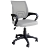 Poltrona girevole ergonomica per scrivania arredo ufficio Genius Grigio Sabbia