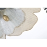 Pannello Decorativo A Fiori Flowery 116,5x8x58 Cm In Ferro Multicolore