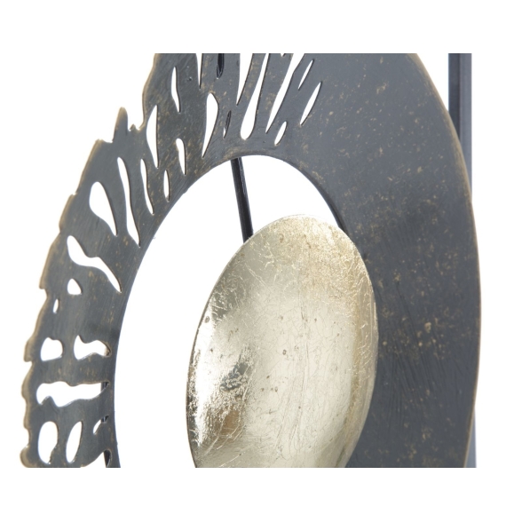 Pannello Decorativo Astratto Ring 31x3x89,5 Cm In Ferro Multicolore