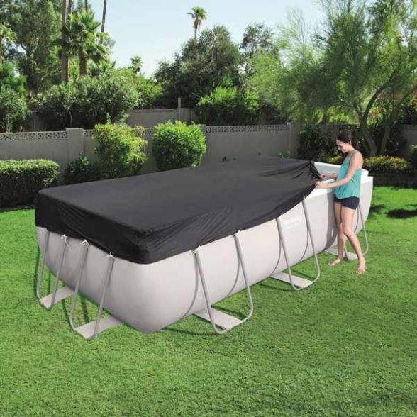 Telo di copertura per piscina Power Steel 4,12 / 4,04 x 2,01 Bestway