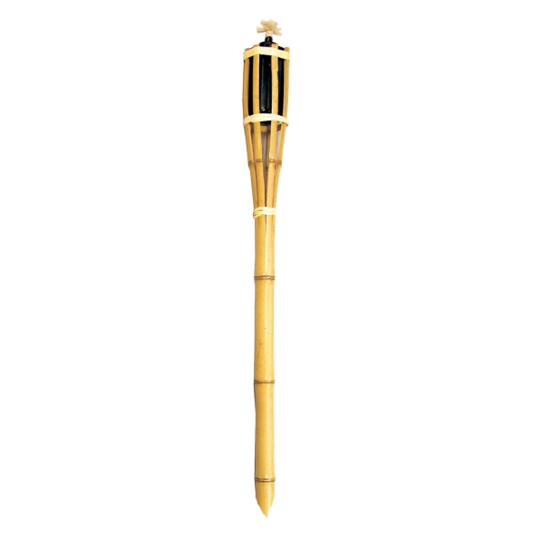 Fiaccole da esterno ad olio in bamboo da 100 cm da giardino