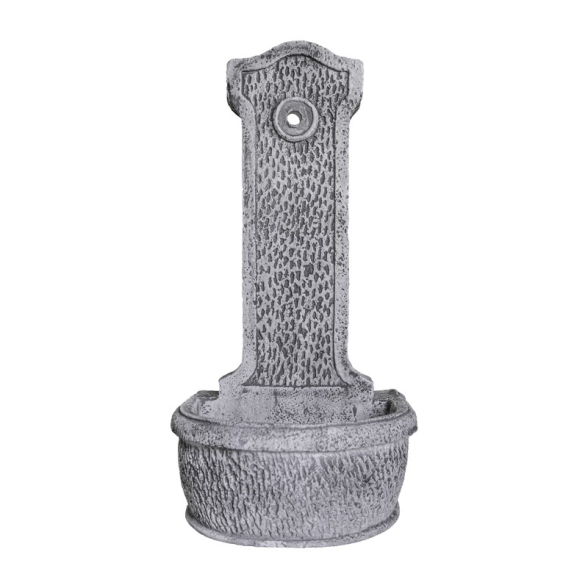 Fontana da giardino decorativa a parete cemento effetto pietra 120 cm