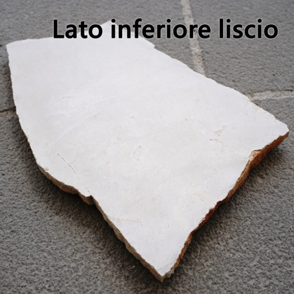 Scorza di Trani opera incerta segata 1-2 cm lato liscio bancale 25 mq