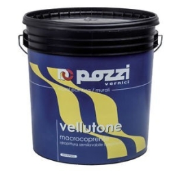 Pittura semilavabile traspirante Pozzi Vellutone 14 lt 12030-14 bianco