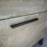 Mobile Bagno Completo Di Lavabo E Specchio Athena 80 Cm Rovere Alaska