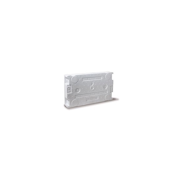 Cassetta incasso Pucci Eco (2 pulsanti) + placca