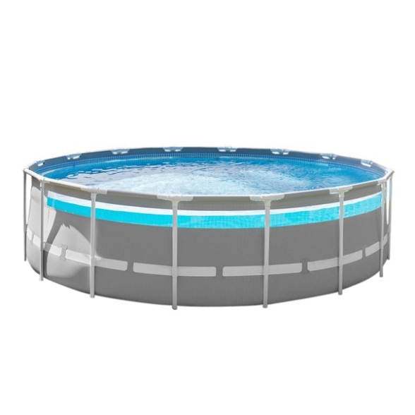 Piscina Fuori Terra Con Accessori Ø 4,88 x 1,22 m Prism Frame Clearview Intex 26730 Premium