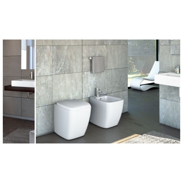 Sanitari Filo Muro Ideal Standard Vaso E Bidet + Sedile Serie 21