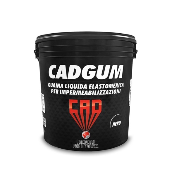 Cad Gum 20 kg Guaina liquida nera impermeabilizzante pronto uso