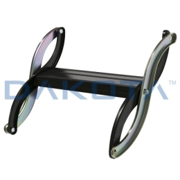 Serratura Per Botola Scala A Pantografo | Chiusura A Scatto Con Leva | Zincata 9x9 Cm - Foto 2