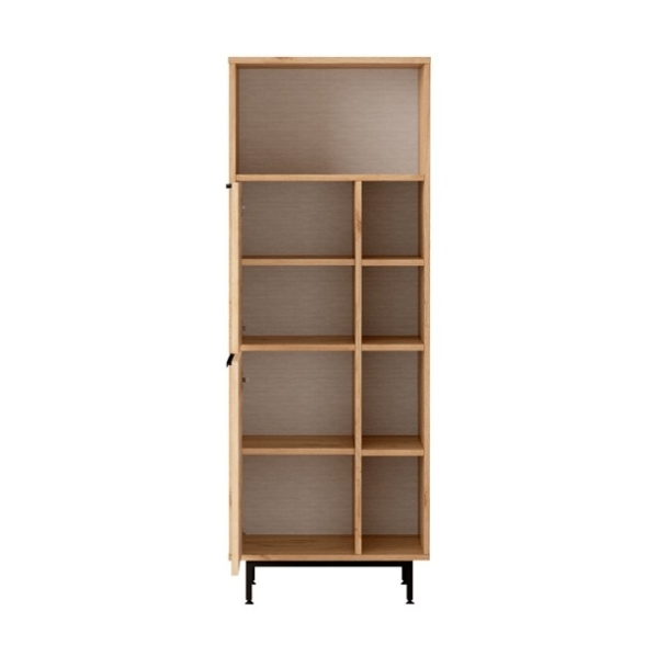 Colonna Da Bagno Multiuso Con Vani A Giorno Ed Ante 60x36x160 Ocean Rafia