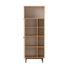 Colonna Da Bagno Multiuso Con Vani A Giorno Ed Ante 60x36x160 Ocean Rafia