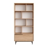 Libreria Moderna Con Vani A Giorno Ed Anta Frontale Ocean Legno