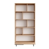 Libreria Moderna Con Vani A Giorno Ed Anta Frontale Ocean Legno
