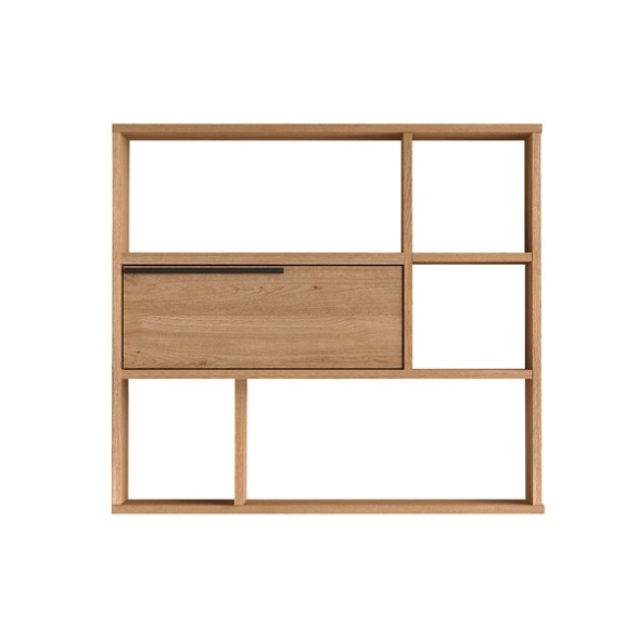 Mensola A Parete Con Anta Frontale E Vani A Giorno Design Moderno Ocean Legno