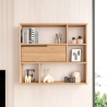 Mensola A Parete Con Anta Frontale E Vani A Giorno Design Moderno Ocean Legno