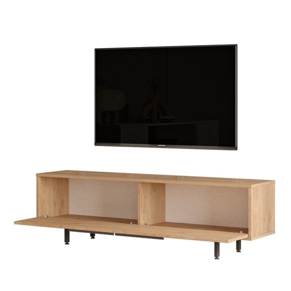 Mobile TV Con Piedini In Ferro 2 Ante Frontali 160x36x45 Ocean Juta