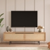 Mobile TV Con Piedini In Ferro 2 Ante Frontali 160x36x45 Ocean Juta