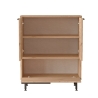 Mobile Basso Multifunzione 75x36x90 Con Piedini Neri Ocean Legno