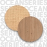 Mobile Basso Multifunzione 75x36x90 Con Piedini Neri Juta Legno