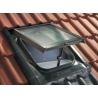 Lucernaio classico L 45 x H 57 Claus serie Base WL04RMV rosso mattone con vetro retinato 6 mm