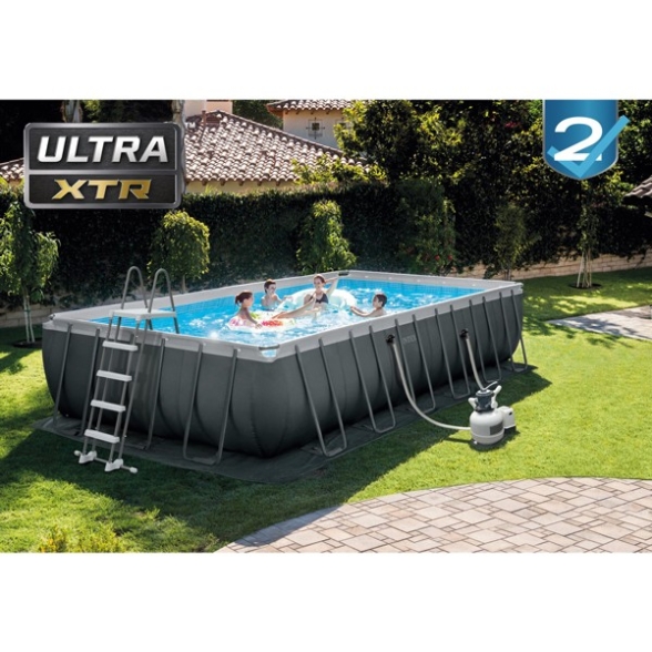 Intex Ultra Frame 732x366x132 Piscina Fuori Terra XTR Con Pompa A Sabbia
