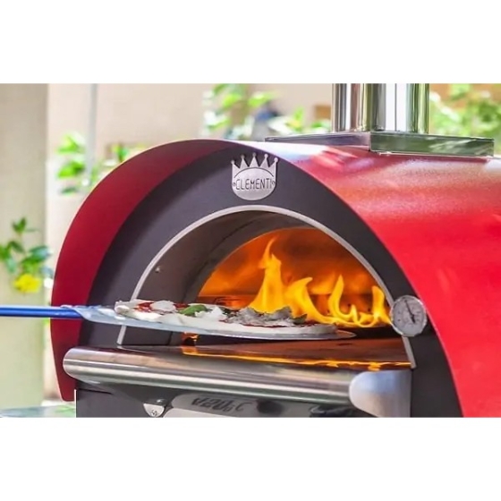 Forno Per Pizza A Gas 80x60 In Acciaio Pulcinella Clementi Con Supporto