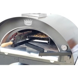 Forno Per Pizza A Gas 80x60 In Acciaio Pulcinella Clementi Con Supporto