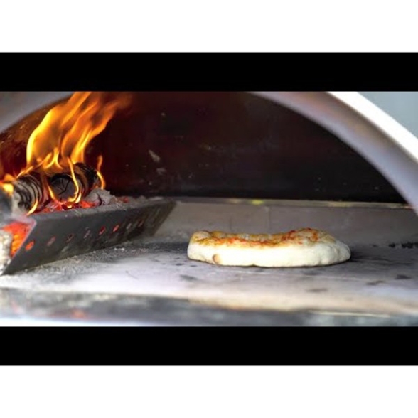Forno Per Pizza A Legna 80x60 In Acciaio Pulcinella Clementi Con Supporto