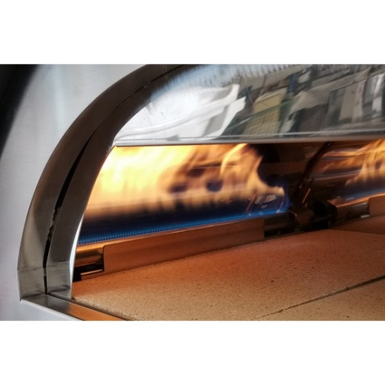 Forno Per Pizze Portatile A Gas E Legna 60x40 Cm Clementino Ibrido Clementi
