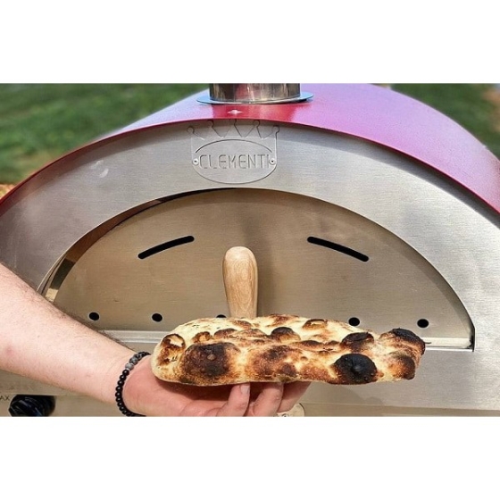 Forno Per Pizze Portatile A Gas E Legna 60x40 Cm Clementino Ibrido Clementi